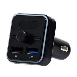  Автомобильный FM-трансмиттер - M26  2USB (black) (243394) 