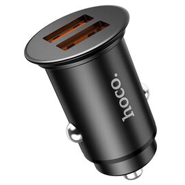  АЗУ HOCO NZ1 Developar 36W dual port QC3.0 car charger set Micro Black 