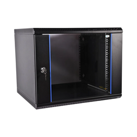 Шкаф коммутационный ЦМО ШРН-Эконом ШРН-Э-6.350-9005 настенный 6U 600x350мм черный 