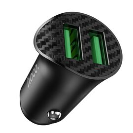 АЗУ HOCO Z39 Farsighted, 2xUSB с кабелем USB - Lightning, 18W, черный 