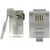  Коннектор LANMASTER (TWT-PL11-4P4C/100) телефонный RJ11, 4P4C, 100 шт. 