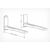  Кронштейн для СВЧ Holder MWS-2003 черный макс.40кг настенный фиксированный 