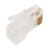  Коннектор LANMASTER (LAN-EZ45-8P8C/U6-100) RJ45 тип EZ, 8P8C, UTP, Cat.6, универсальный, покрытие 50 микрон,100 шт. 