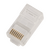  Коннектор LANMASTER (LAN-EZ45-8P8C/U6-100) RJ45 тип EZ, 8P8C, UTP, Cat.6, универсальный, покрытие 50 микрон,100 шт. 