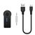  Bluetooth адаптер - BR-01 (BT350)  mini jack 3,5 мм, micro USB (Micro USB/USB) (black) (117523) 