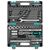  Набор инструмента STELS 14105 82 предм. пластиковый кейс 1/2", 1/4", CrV 