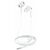  Наушники HOCO M101 Pro Crystal sound wire-controlled earphones with microphone (белый) 