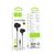  Наушники HOCO M114 Jia universal earphones with microphone (черный) 