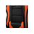 Кресло игровое BRABIX GT Racer GM-100 (531925) на колесиках, эко.кожа, 1шт. в комплекте черный/оранжевый 
