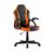  Кресло игровое BRABIX Shark GM-203 532513 на колесиках, эко.кожа/сетка черно-оранжевый 