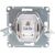  Розетка компьютерная Schneider Electric AtlasDesign ATN000283 RJ45, Бежевый 