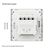  Умный выключатель Яндекс YNDX-00532, 2 клавиши, Zigbee 