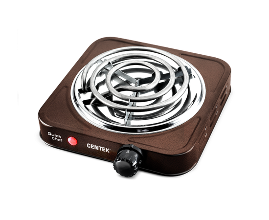  Плитка электрическая Centek CT-1508 (Siberia) 1конфорка ТЭН 140мм, 1000Вт, индикатор работы 