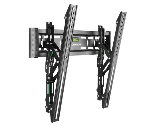  32"-55'' Кронштейн ONKRON TM5 Наклонный, черный, макс 400*400 наклон 12º от стены: 35-145мм, макс вес 36,4кг, встр уровень 
