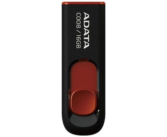  USB-флешка 16GB USB 2.0 A-DATA Black/Red AC008-16G-RKD 