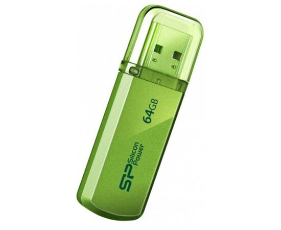  USB-флешка Silicon Power 64Gb Helios 101 SP064GBUF2101V1N USB2.0 зеленый 