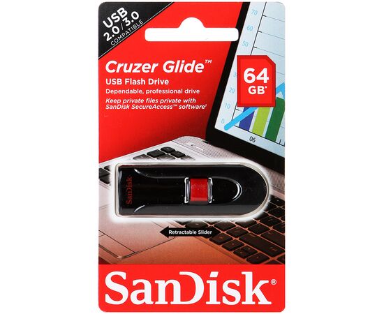  USB-флешка 64GB USB 2.0 SANDISK SDCZ60-064G-B35 