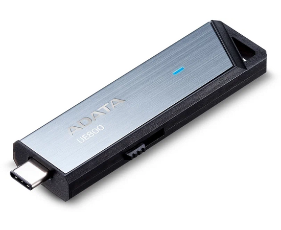  USB-флешка A-Data UE800 (AELI-UE800-256G-CSG) 256Gb Type-C G USB3.2 серебристый 