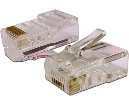  Коннектор медный Lanmaster TWT-PL45-8P8C UTP RJ45 кат.5e (упак.:100шт) 