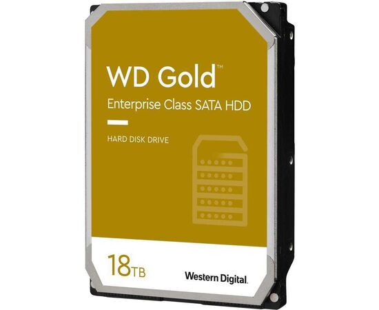  Жесткий диск WD Original SATA-III 18Tb WD181KRYZ Gold (7200rpm) 512Mb 3.5" 