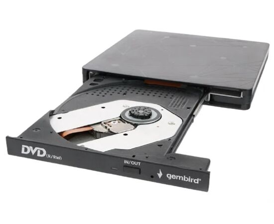  Оптический привод Gembird DVD-USB-03 USB 3.0 пластик, черный 