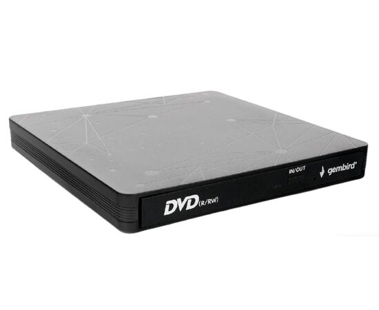  Оптический привод Gembird DVD-USB-03 USB 3.0 пластик, черный 