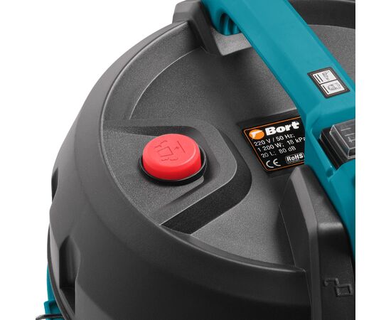  Пылесос строительный BORT BSS-1220 Black 
