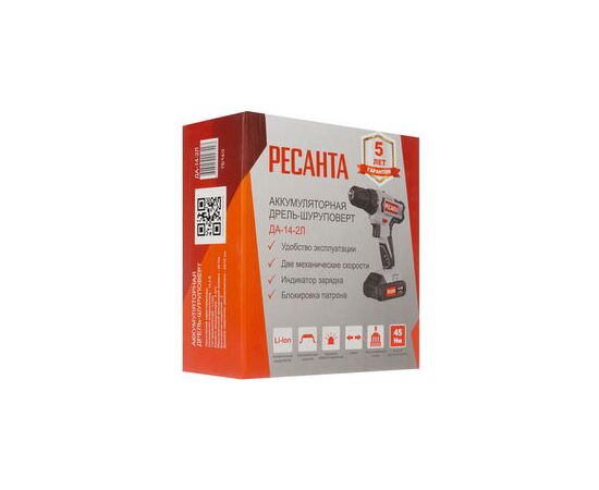  Дрель-шуруповерт Ресанта ДА-14-2Л 