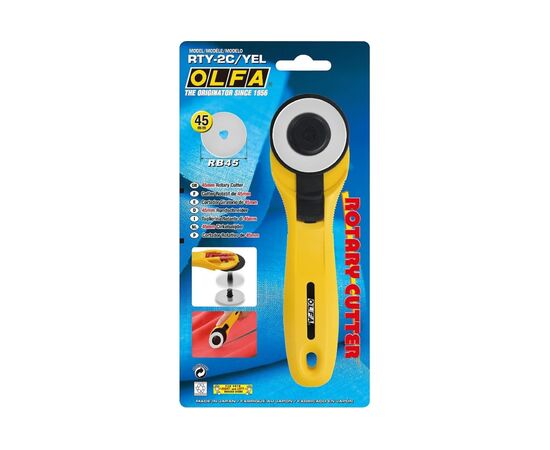  Нож круговой Olfa OL-RTY-2C/YEL 45 мм 