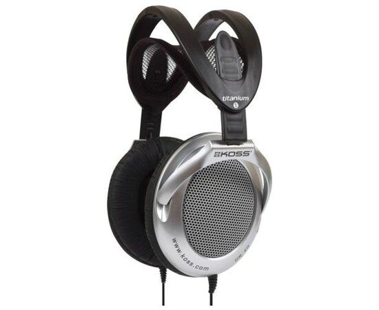  Наушники Koss UR40 Black, закрытый мониторный тип, складная конструкция, неодимовые магниты, 3.5 mm mini jack, кабель: 1,2 м 