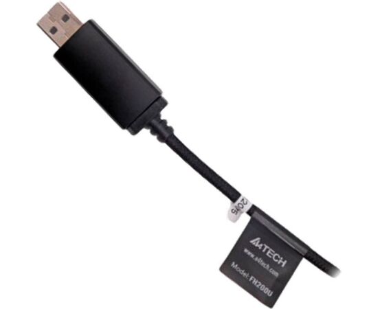  Наушники полноразмерные проводные, с микрофоном A4TECH Fstyler FH200U (серый/синий) 