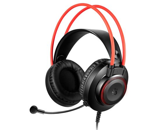  Наушники игровые с микрофоном A4TECH Bloody G200S (черный/красный) 