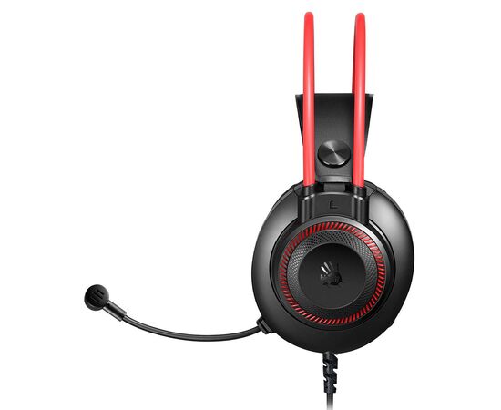  Наушники игровые с микрофоном A4TECH Bloody G200S (черный/красный) 