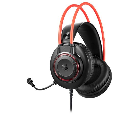  Наушники игровые с микрофоном A4TECH Bloody G200S (черный/красный) 