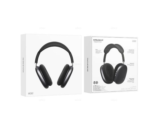  Наушники bluetooth полноразмерные BOROFONE BO22 Elegant (серый) 