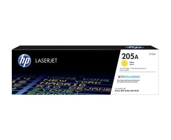  Картридж лазерный HP 205A CF532A желтый (900стр.) для HP MFP M180/181 