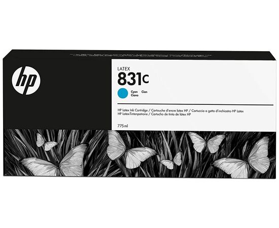  Картридж HP CZ695A 831C 775ml Cyan Latex Ink Cartridge 