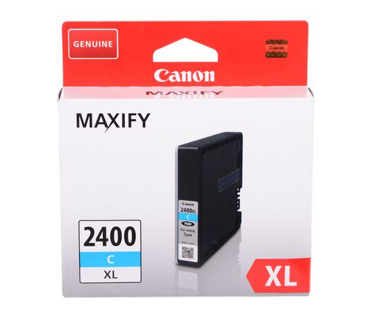  Картридж PGI-2400XL C для MAXIFY Canon iB4040, МВ5040 и МВ5340. Голубой. 1500 страниц. 