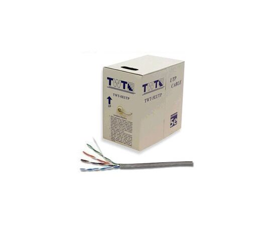  Кабель информационный Lanmaster TWT-5EUTP-LSZH кат.5е U/UTP не экранированный 4X2X24AWG LSZH внутренний 305м белый 