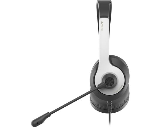  Наушники полноразмерные проводные, с микрофоном A4TECH Fstyler FH100U 2м накладные USB оголовье (черный) 