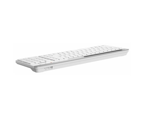  Клавиатура A4Tech Fstyler FBK25 белый/серый USB беспроводная BT/Radio slim Multimedia FBK25 WHITE 