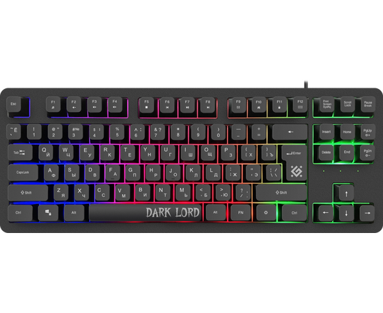  Клавиатура DEFENDER Dark Lord GK-580 BLACK 45580 