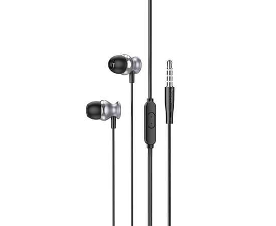  Наушники HОСО M106 Fountain metal universal with microphone (серый) 