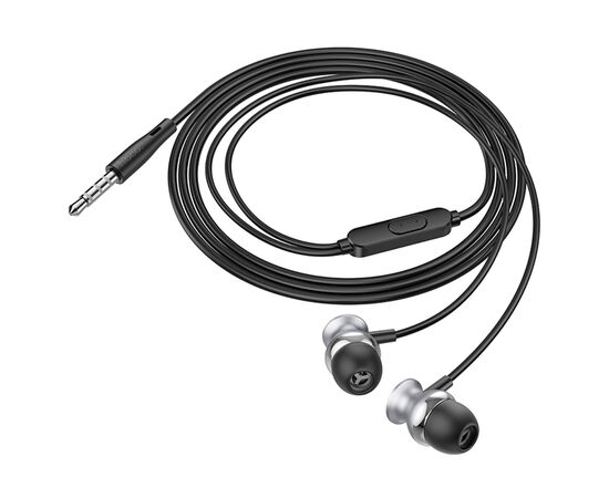  Наушники HОСО M106 Fountain metal universal with microphone (серый) 
