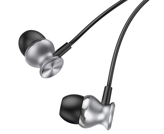  Наушники HОСО M106 Fountain metal universal with microphone (серый) 