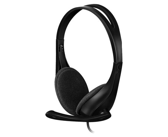  Наушники полноразмерные проводные, с микрофоном A4TECH HU-9 1.8м накладные USB оголовье (черный) 