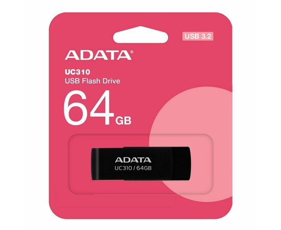  USB-флешка ADATA UC310-64G-RBK USB3 64GB Black 