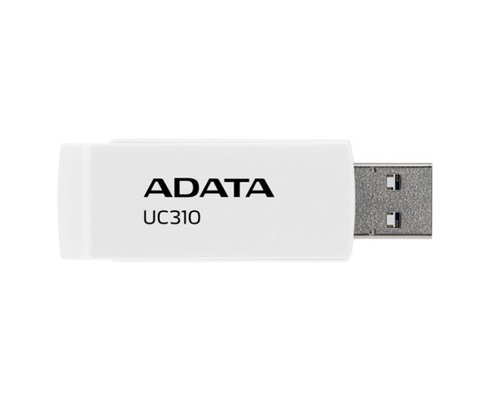  USB-флешка A-DATA UC310 (UC310-128G-RWH) , 128GB, USB 3.2, белый 