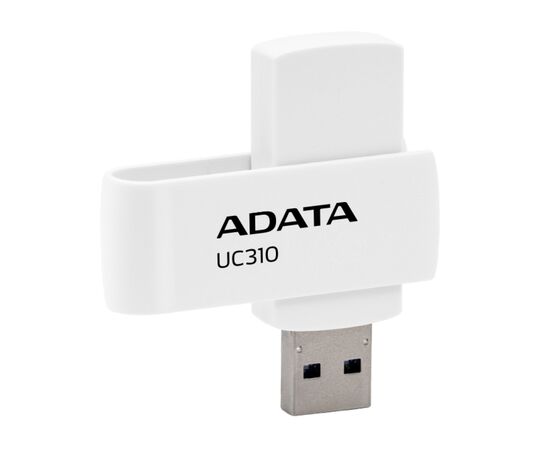  USB-флешка A-DATA UC310 (UC310-128G-RWH) , 128GB, USB 3.2, белый 