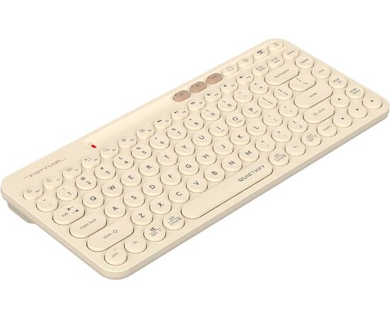  Клавиатура A4Tech Fstyler FBK36C AS бежевый USB беспроводная BT/Radio slim Multimedia 